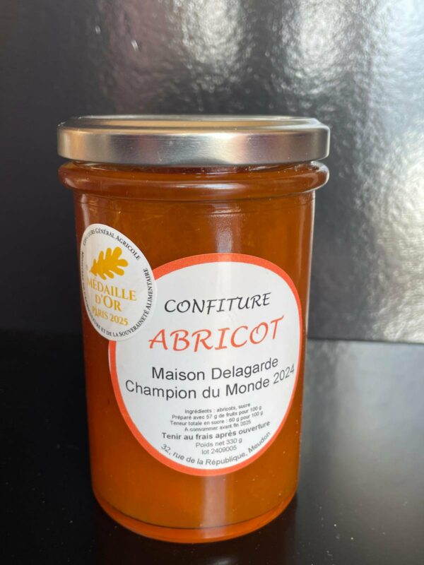 Confiture artisanale d'abricot