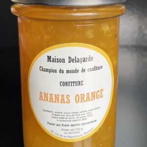 Confiture artisanale d'ananas & orange