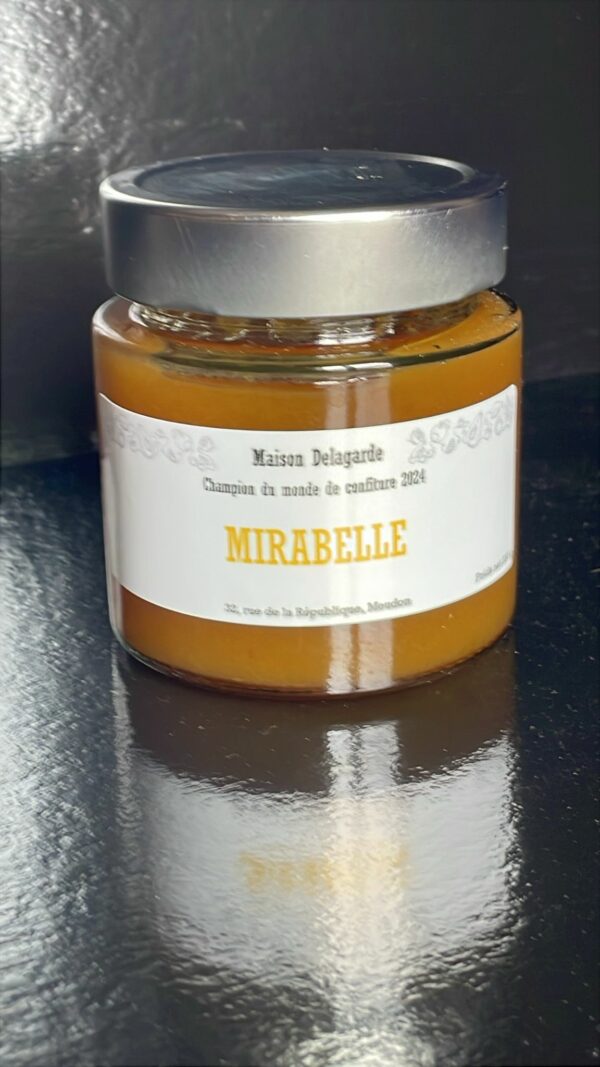 Confiture artisanale de mirabelle
