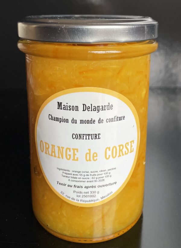 Confiture artisanale d'orange corse