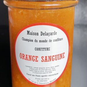 Confiture artisanale d'orange sanguine
