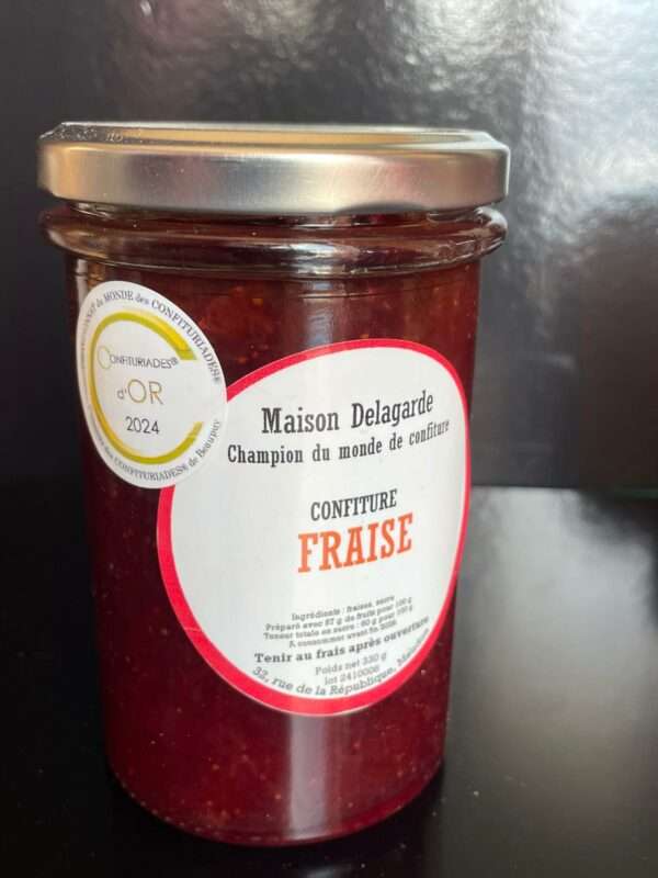 Confiture artisanale de fraises