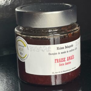 Confiture artisanale de fraises Anaïs en série limitée