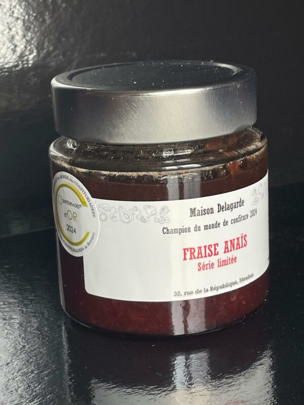 Confiture artisanale de fraises Anaïs en série limitée