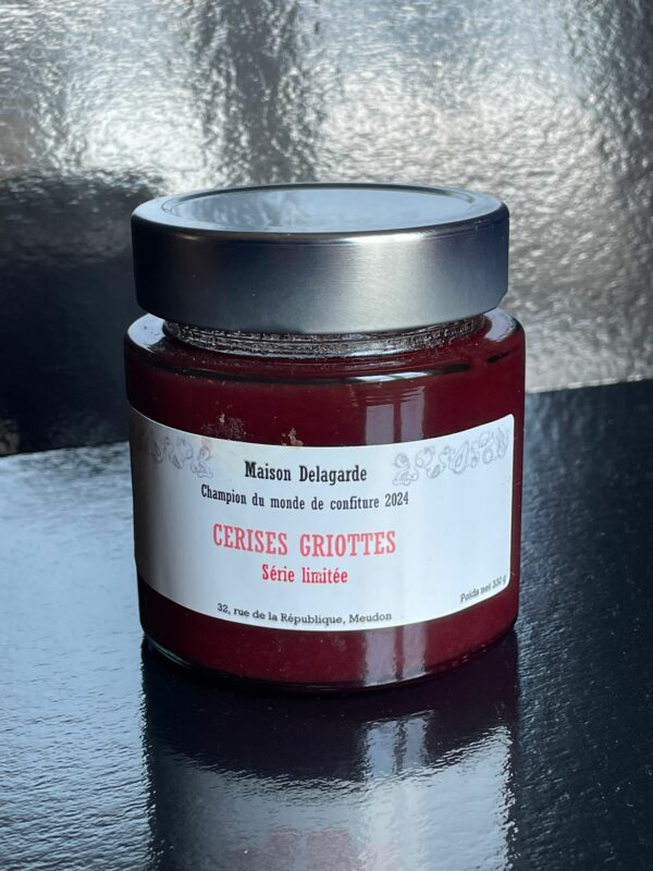 Confiture artisanale cerises griottes