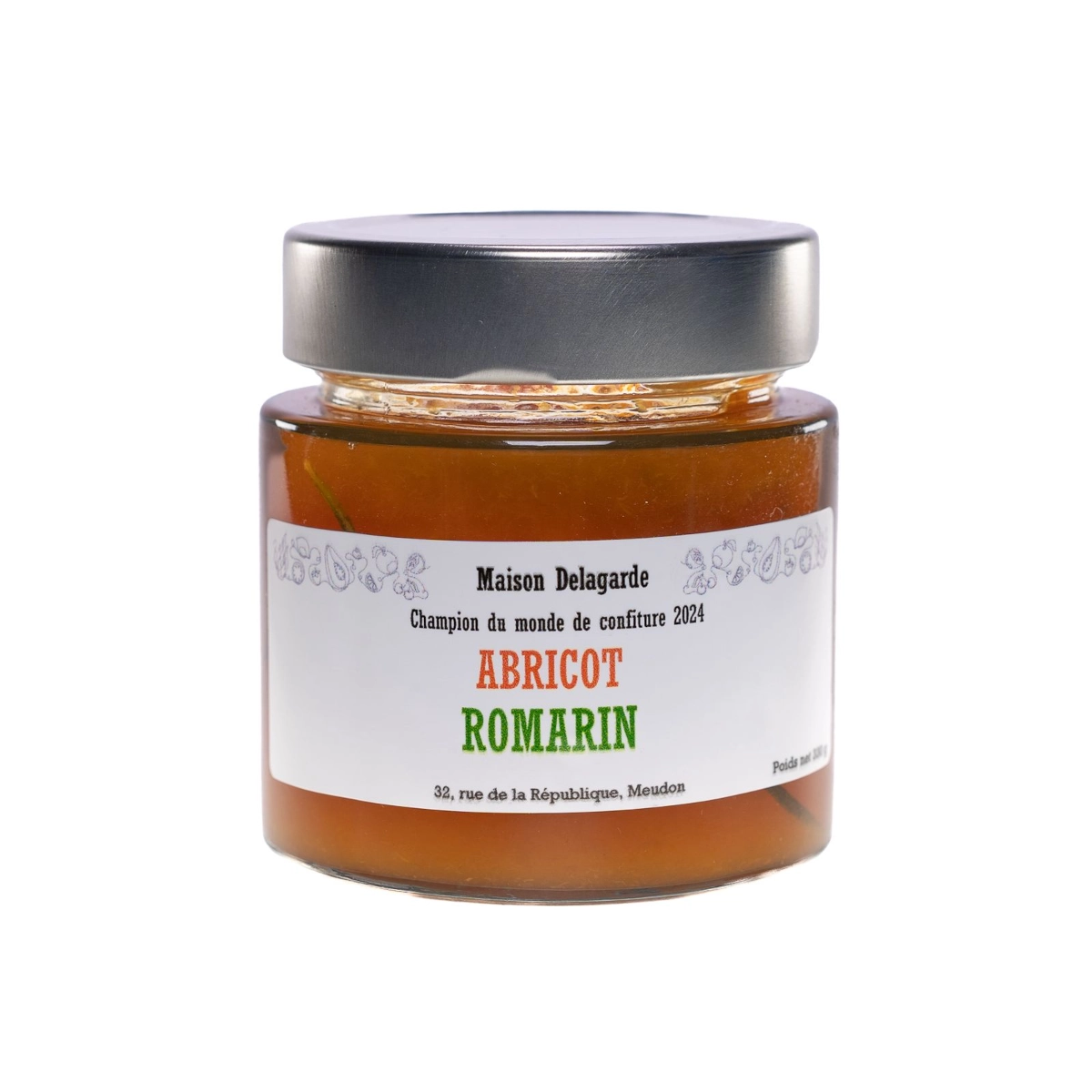 Confiture artisanale abricot romarin