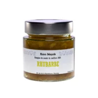 Confiture artisanale rhubarbe